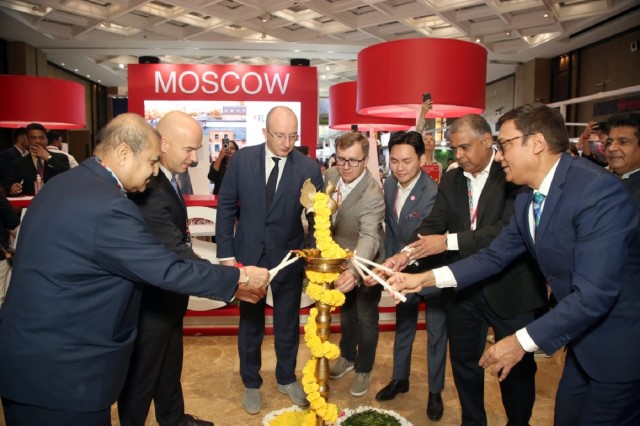 Business tourist flow from India in Moscow