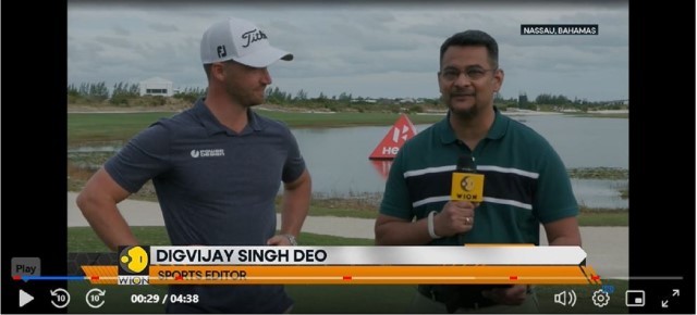 WION - golf interview Wyndham Clark's insights