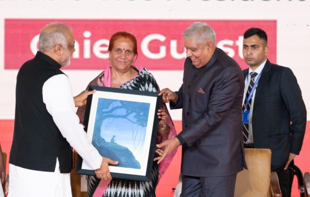 Vice President of India at the Global Spiritual Mahotsav