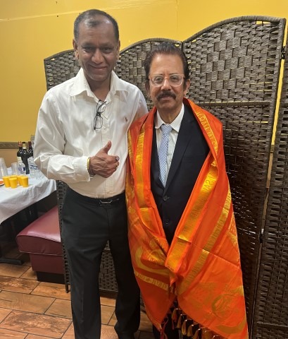 Farewell and Thank you dinner hosted by Morris County Indian American