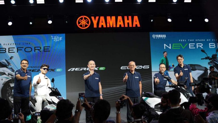 Yamaha Launches XSR155 and First Electric Models AEROX-E & EC-06